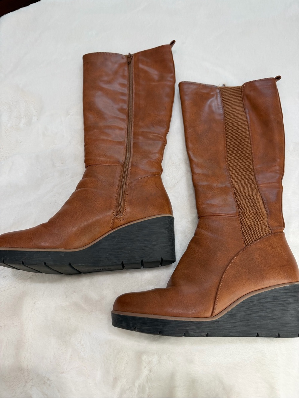 Soul Naturalizer Women’s Adrian Tall Wedge Boot - Brown Size 7.5